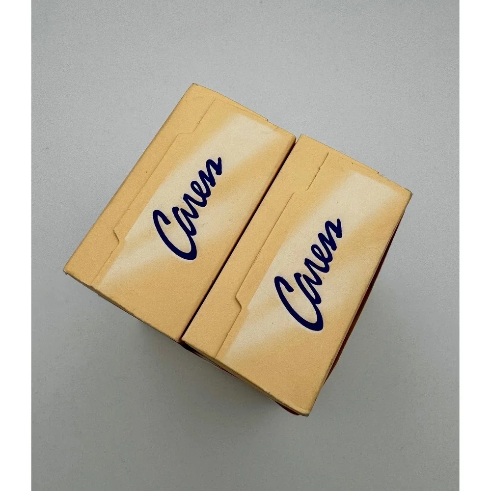 Vintage 1990s Caress Soap Natures Silk Original Peach Formula 2 Bar Pack Prop